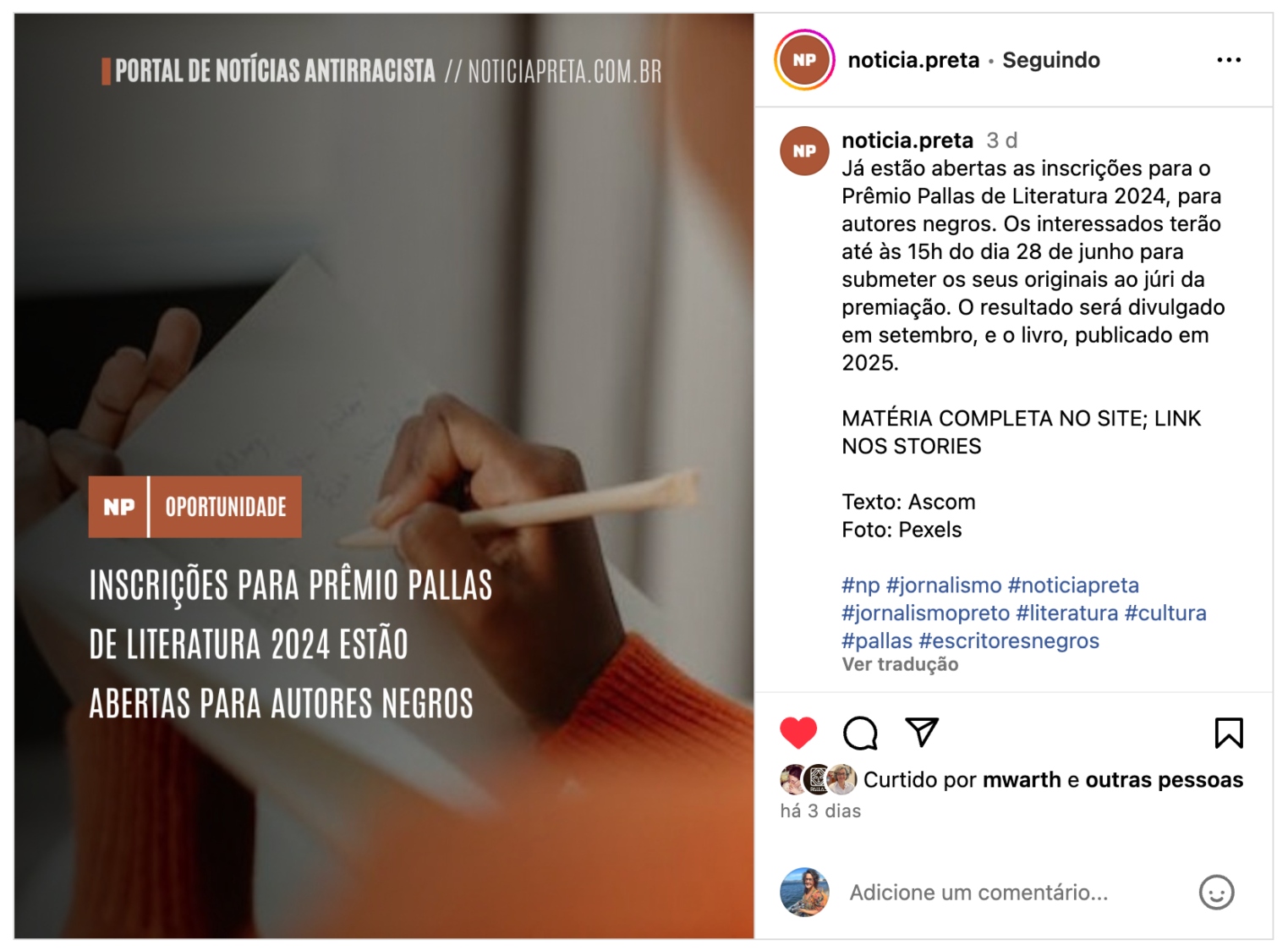Notícia Preta